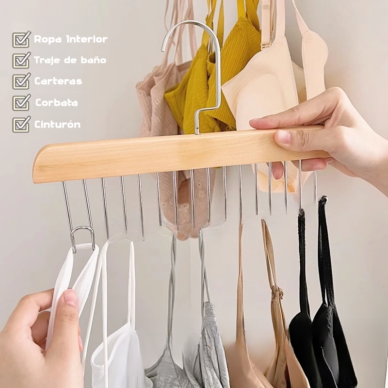 Gancho para colgar ropa 8 espacios